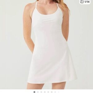 White Outdoor Voices Athletic Dress